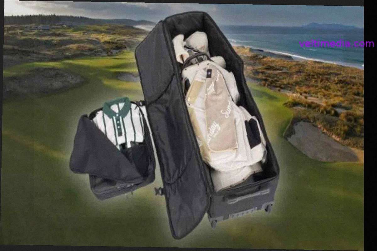 This Travel Golf Bag with a Detachable Packing Cube is a Game Changer